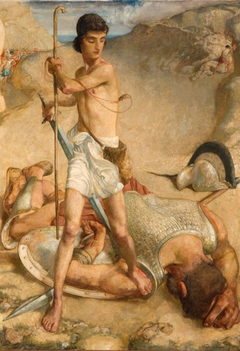 David en Goliath by A Lüske