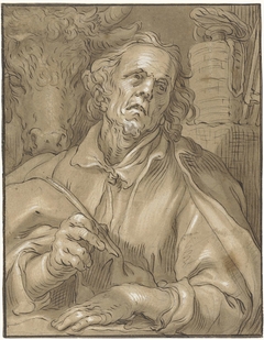 De evangelist Lucas by Abraham Bloemaert