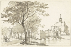 De Muiderpoort, Amsterdam by Reinier Vinkeles