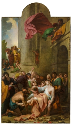 Devout Men Taking the Body of Saint Stephen by Benjamin West