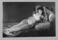 Die bekleidete Maja, erste Studie by Francisco de Goya