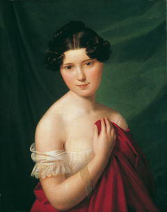 Die Hofschauspielerin Sophie Müller by Ferdinand Georg Waldmüller