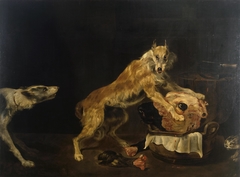 Dogs with a Bull's Head by Paul de Vos