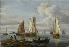 Dutch Shipping in an Estuary by Abraham Storck