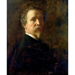 Eastman Johnson Self-Portrait by Eastman Johnson