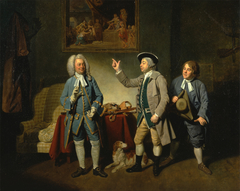 Edward Shuter, John Beard, and John Dunstall in Isaac Bickerton's "Love in a Village" by Johann Zoffany