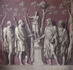 Emperor Constantine sacrificing to Diana (from the Arch of Constantine) by Francis Hayman