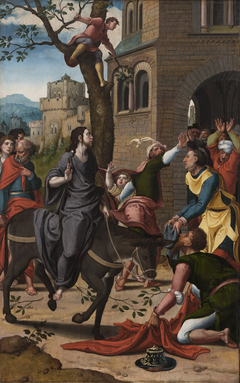 Entry of Christ into Jerusalem by Pieter Coecke van Aelst