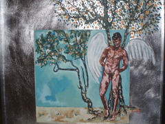 Eros and Orange Tree by Yiorgos Pastakas