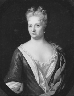 Eva Johanna Baartz (1679/[2?] - 1744), married to Johan Hårleman, Superintendent of the Royal Gardens by Martin Mytens