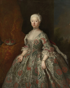 Frederica, Duchess of Saxe-Weissenfels (1715-1775) by Antoine Pesne