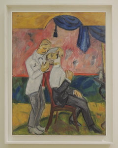 Hairdresser by Mikhail Larionov