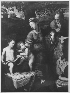 Heilige Familie unter der Eiche (Kopie nach) by Raphael