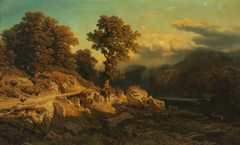 Herbstlandschaft by August Schaeffer von Wienwald