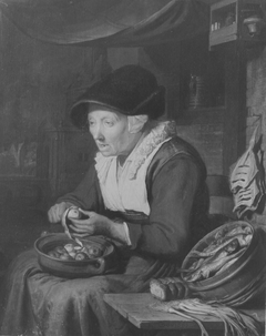 Heringsverkäuferin by Gerrit Dou