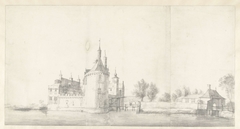 Het Kasteel Tongelaar bij Gassel by Jan Abrahamsz. Beerstraten