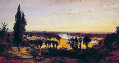 Hill and the Thames, London by Jasper Francis Cropsey