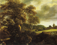 Hilly Landscape by Jacob van Ruisdael