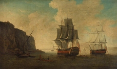 HMS Barfleur by John Thomas Serres