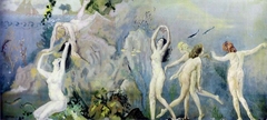 Hylas and the Nymphs by Arthur Bowen Davies