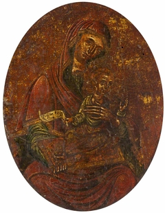 Icon of Madonna and Child by Russian School