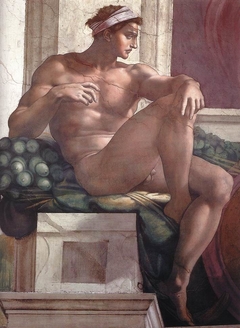 Ignudo by Michelangelo