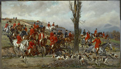 Imperial hunting in Gödöllő by Wojciech Kossak