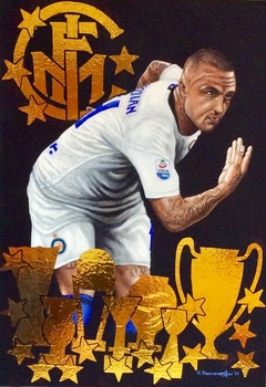 Inter- Nainggolan (football player) by Petros S. Papapostolou