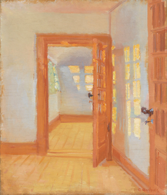 Interior. Brøndum's annex by Anna Ancher