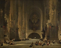 Interior of the Cathedral of St Stephen, Vienna by David Roberts