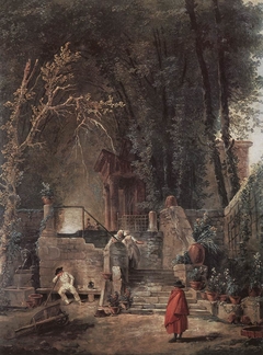 Italian Park by Hubert Robert