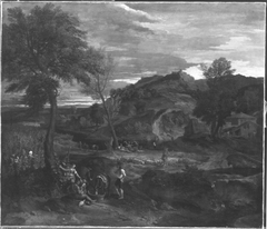 Italienische Landschaft by Jean-François Millet