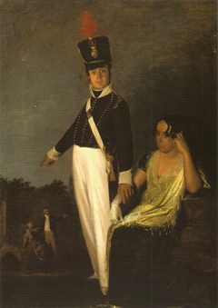 João Baptista Verde e Mariana Benedita by Domingos Sequeira