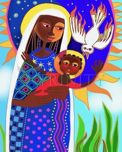 Kenya Madonna and Child by Br. Mickey McGrath OSFS