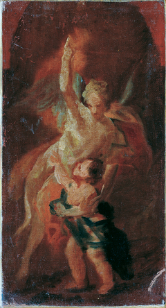 Kind mit Schutzengel by Anonymous