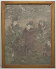 Kuan Yin and Attendants by Anonymous