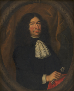 Kunstkammerforvalter Bendix Grodtschilling den ældre, kunstnerens fader by Bendix Grodtschilling the Younger