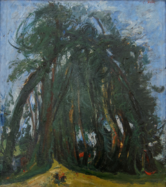 L'Allée d'arbres by Chaim Soutine