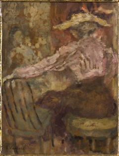 La Jeune femme en blouse rose by Édouard Vuillard