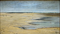 La plage de Berck by Ludovic-Napoléon Lepic