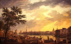 La Rochelle Harbour by Claude-Joseph Vernet