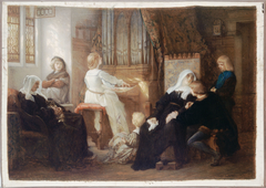 La veuve du maître de chapelle by Alexandre Cabanel