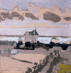 La villa Les Écluses à Saint-Jacut-de-la-Mer by Édouard Vuillard