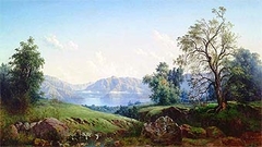 Laguna de Aculeo by Onofre Jarpa