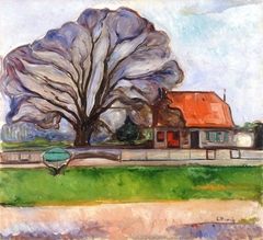 Landscape by Travemünde by Edvard Munch