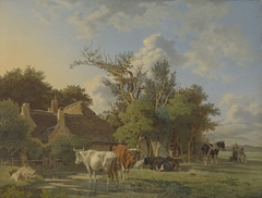 Landscape by Jean François Valois