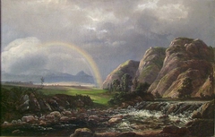 Landscape with a Rainbow by Johan Christian Dahl