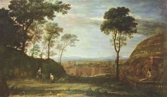 Landscape with Noli ne tangere Scene by Claude Lorrain