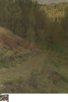 Landschap in Fosset by Fernand Khnopff