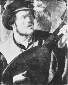 Luteplayer by Meister der Kasseler Musikanten